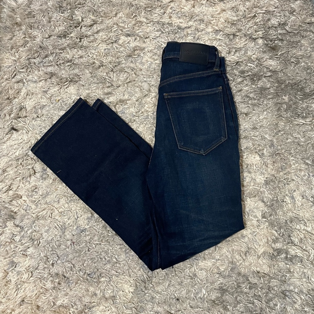 Lucky Brand High Rise Zoe straight jeans